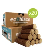 Boxed Hardwood Briquettes – Premium Hardwood Fuel for Stoves & Fires