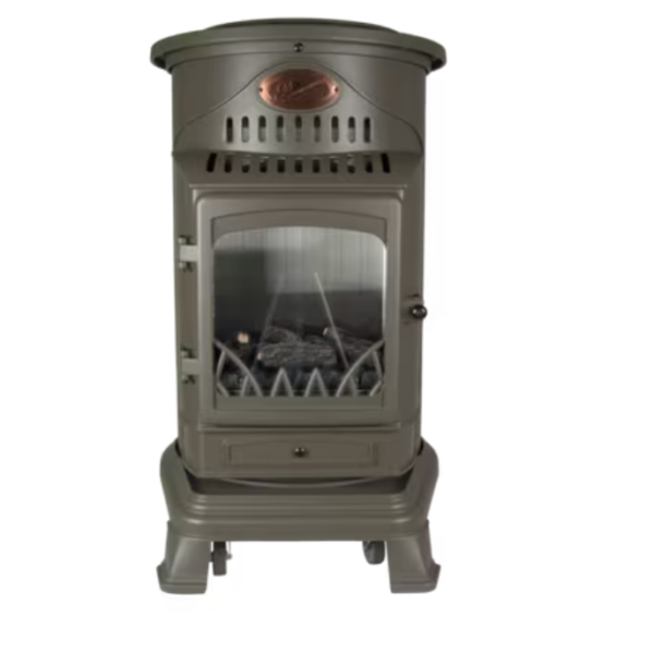 Calor Provence 3kW Honey Glow Brown Deluxe Portable Gas Heater with Thermostat