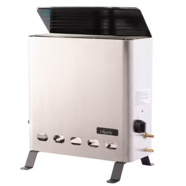 Greenhouse Gas Heaters Lifestyle Eden Pro 4.2kW Gas Greenhouse Heater open