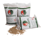 Woodlets Wood Pellets – ENplus A1 6mm Heating Pellets