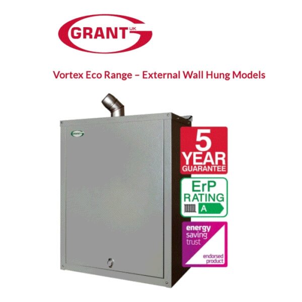 Grant Vortex Eco ErP External 16/21kW Wall Hung System Boiler