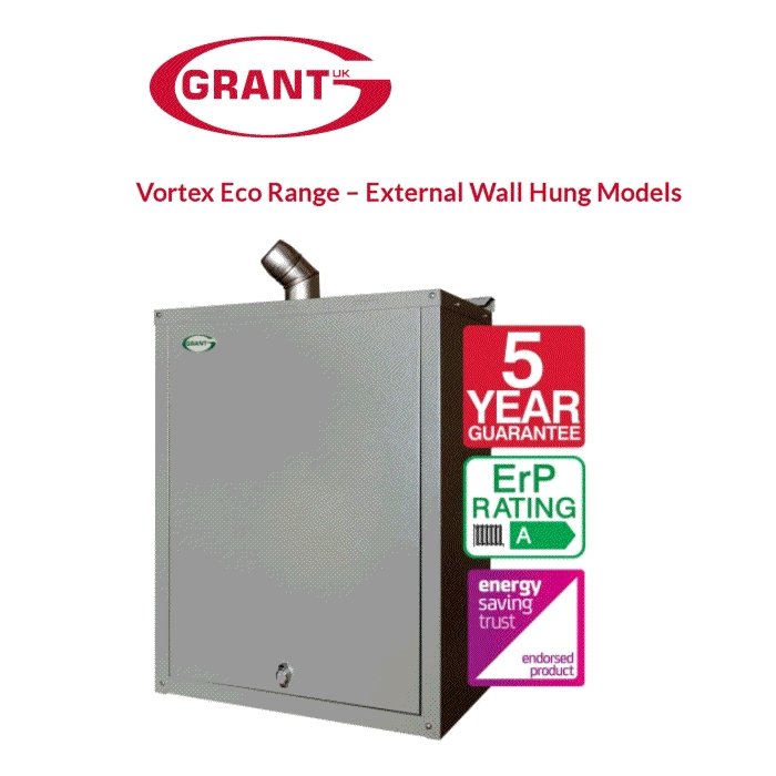 Grant Vortex Eco ErP External 16/21kW Wall Hung System Boiler
