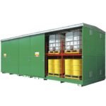 24 IBC drum storage unit