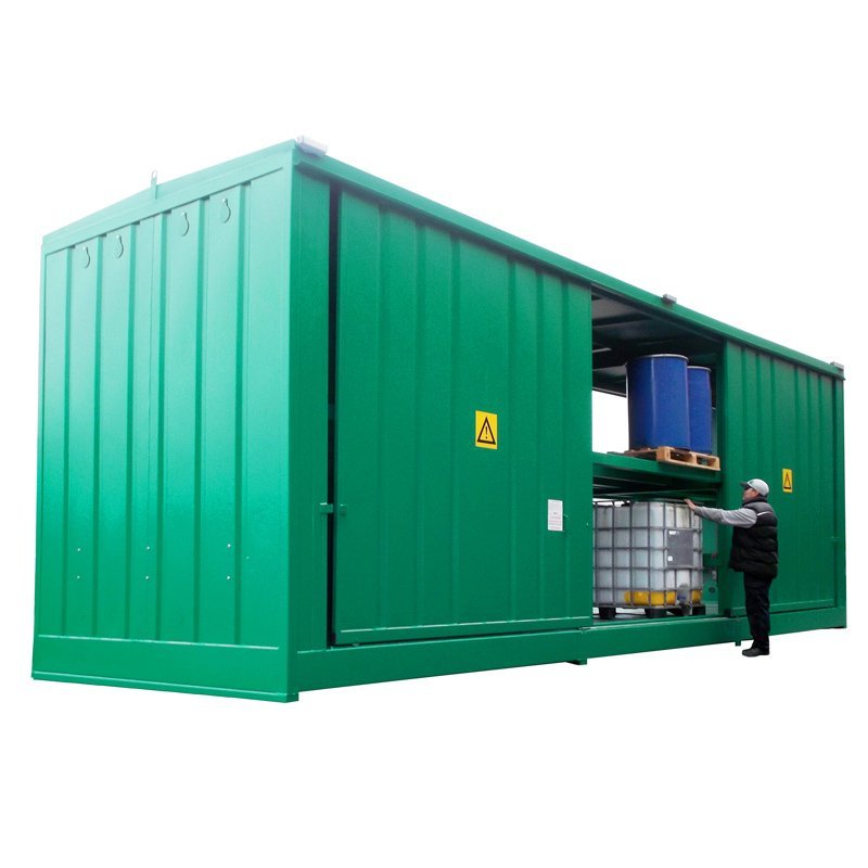 Steel Bunded Drum and IBC Storage Unit