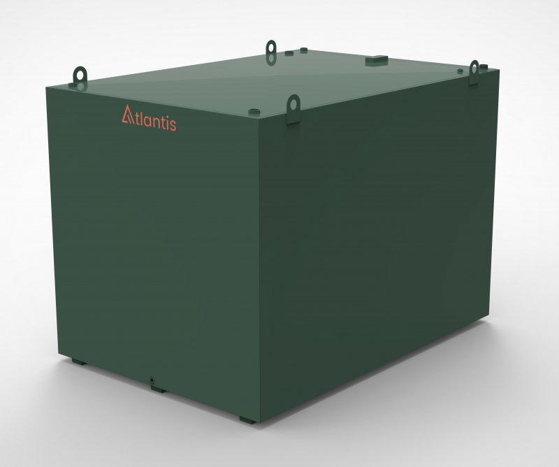 Atlantis 7500L Bunded Steel Oil Tank
