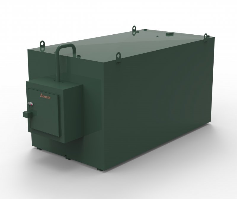 Atlantis 7000L Bunded Steel Oil Tank