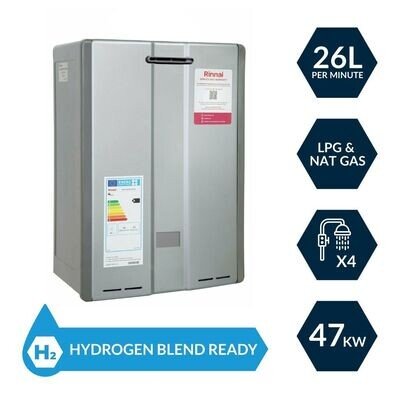 Rinnai N1300E External Condensing Gas Water Heater (LPG & Natural Gas) – 35L/Min | Energy Fuel UK