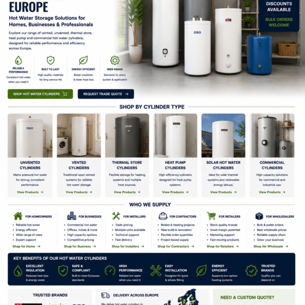 Hot Water Cylinders Europe