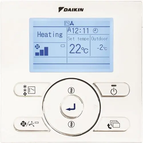 Daikin Wired Remote Controller for Air Conditioning Systems