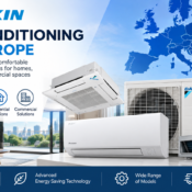 Daikin air conditioning systems for homes and businesses in Europe